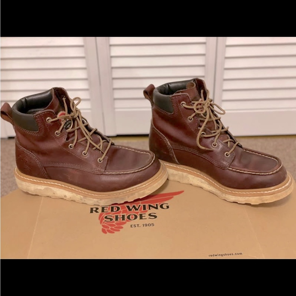 Irish Setter work leather boots size 8.5